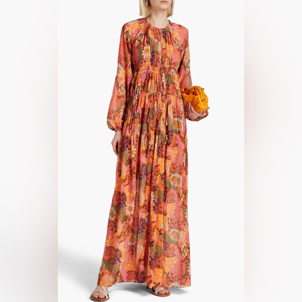 A.L.C.
Style: Valentina floral-print silk-crepon maxi dress
Size: 2 NWT